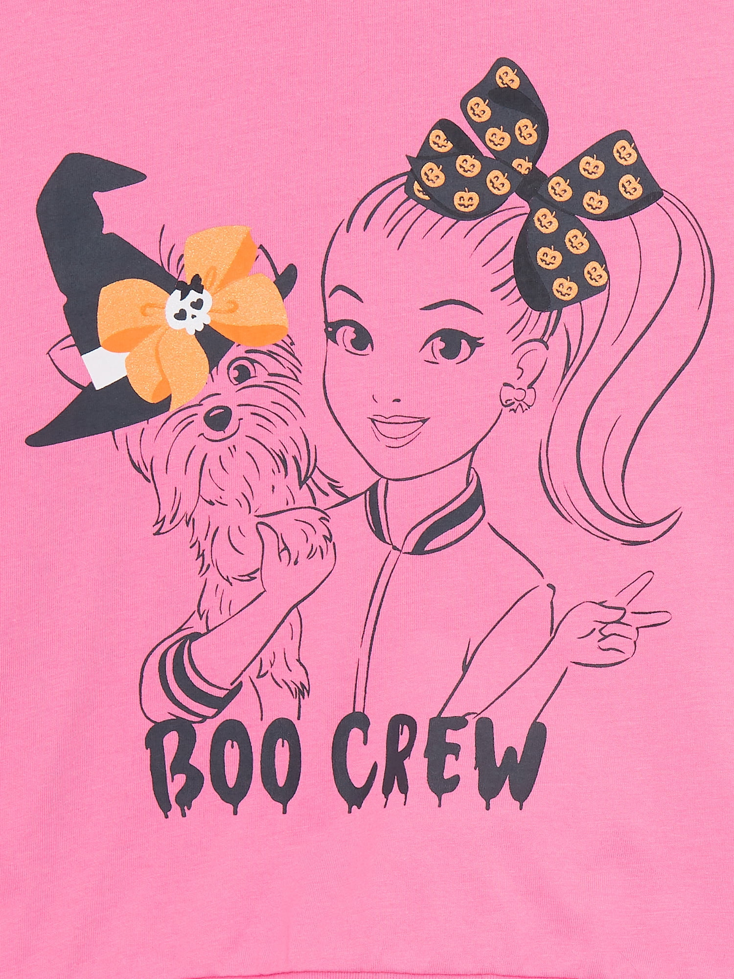 JoJo Siwa Girls Halloween Crewneck Pullover and Tutu Skirt Set, 2 Piece, Sizes 4-12