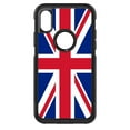 thumbnail image 1 of DistinctInk Custom SKIN / DECAL compatible with OtterBox Commuter for iPhone XS MAX (6.5" Screen) - Red White Blue British Flag UK - Show Your Love of the UK, 1 of 5