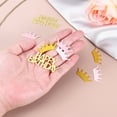 thumbnail image 4 of 200Pcs Birthday Confetti Glitter Confetti Table Decor,2x0.9Inch,Gold, 4 of 6