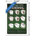 thumbnail image 3 of What I Really Learned in School - Poker Wall Poster, 14.725" x 22.375", Framed, 3 of 3