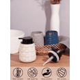 thumbnail image 3 of 12 Oz Soap Dispenser Ceramic Liquid Lotion Dispenser with Easy-to-Press Pump Hand Wash Dispenser for Bathroom Countertop and Kitchen Sink (Farmhouse Grey Liquid Pump), 3 of 7