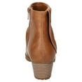 thumbnail image 3 of Easy Street Ambrose Women's Slouch Ankle Boots Color: Brown Distressed Size: 6.5, 3 of 4