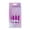 Purple-1, variant on Clear Coffin Nails Short Length Medium Coffin on Nails Full Cover Nails Clear Nail Clear French Nail Tips Coffin Clear Coffin Nails Clear Tips for Acrylic Nails Long Acrylic Nails Clear Short