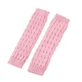 thumbnail image 4 of Bibifish Womens Leg Warmers Knitted Thicken Lined Leg Warmers Black Cable Knit Pattern Soft Comfy Winter Daily Wear Slouch Leg Warmers, 4 of 4