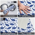 thumbnail image 3 of Sikiie Whale Print Flannel Anti-slip Floor Mat 16x24in, Thickened Dustproof Entrance Door Mat Floor Mat for Kitchen, Bathroom, Laundry Room, 3 of 7