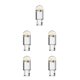 thumbnail image 2 of Riwesomey 10 piezas de luces LED de alto lumen para coche, bombillas interiores, lámparas universales, accesorios de iluminación automotriz, Luz amarilla 24V 5piezas, 2 of 6