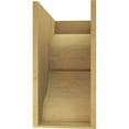 thumbnail image 4 of 12"W x 24"D x 24"H Classic Asheboro Rough Cedar Woodgrain TimberThane Corbel, Primed Tan, 4 of 6