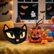 thumbnail image 4 of Cojín decorativo con forma de gato negro para Halloween, ideal para decorar el hogar, el dormitorio, el sofá o las fiestas., 4 of 8