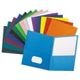 thumbnail image 2 of Oxford™ Twin-Pocket Portfolios, Green, Pack Of 10, 2 of 2