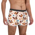 thumbnail image 4 of Cauagu Forest Squirrel Nuts Print Boxer Briefs for Men,Comfortable Breathable Men's Underwear Moisture Wicking Underpants -XX-Large, 4 of 8