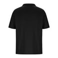 thumbnail image 4 of Awdenio Mens T-shirts Button Down Short Sleeve Shirt Men's Summer Golf Tee Shirt with Pocket, 4 of 6