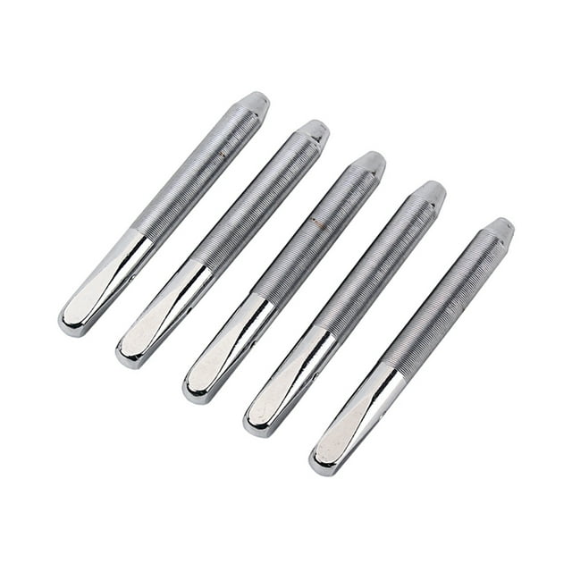 CIMAXIC 5 Pcs Outils de Réglage de Piano D70 Accessoires d'Instruments de Musique Cordes Pinces à Chevilles Remplacer Pièces Mobiles Cordes et (Argent), 2.5"X0.28"X0.28 Pouces