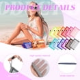 thumbnail image 3 of Bolsa de cosméticos Jexine de malla con cierre, 24 unidades, para mujer, 3 of 6