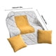 thumbnail image 3 of XWSHYW Mantas y Edredón de Almohada de Lino, Cojín de Coche de Doble Uso, Edredón de Acondicionamiento Atmosférico, Cojín Lumbar de Oficina, Pausa para El Almuerzo, Edredón Más Fresco de Verano, Resp, 3 of 6