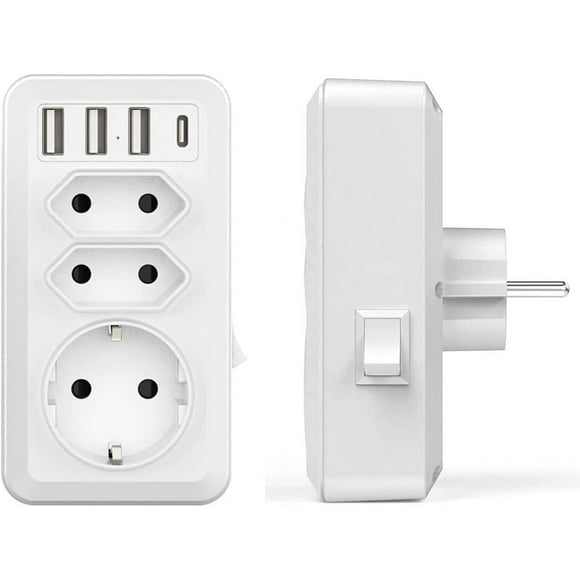 7-in-1 Power Strip Equipped With EMI/RFI Filters For Clean Power, 3 USB Charging Ports, And A Blue LED Indicator