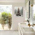 thumbnail image 4 of Fenyluxe Christmas Tree Snow Forest Canvas Prints Wall Art Home Decoration for Bedroom Kitchen - Modern Wall Decor Theme - Perfect Gift Idea 12x16in, 4 of 5