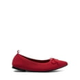 thumbnail image 7 of Women Knit Ballet Flats Foldable Pointed Toe Comfortable Dressy Flats with Bow Knot for Casual Business and Office, 7 of 7