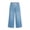 4c# Royal Blue, variant on Jean Capris for Women Stretchy Baggy Drawstring Straight Wide Leg Cropped High Waisted Boyfriend Pull On Petite Denim Capri Pants Navy XL