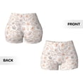 thumbnail image 3 of Rocae Maple Leaves for Women's Quick-Dry Running Shorts,Ladies Active Athletic Apparel Yoga Workout Gym Running Volleyball Spandex Shorts Small, 3 of 9