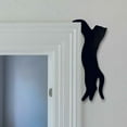 thumbnail image 3 of KCEHTA Black Cat Door Topper, Black Cat Door Frame Decor, Halloween Door Corner Decor Cat, Black Cat Halloween Porch Window Wall Door Corner Decor, Cute and Funny Cat Lover Gifts, 3 of 5