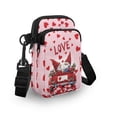 thumbnail image 3 of HELLHERO Valentine's Day Sling Bag Lightweight Women for Outdoor Travel Daily Use 4.33x1.97x7.09, 3 of 7