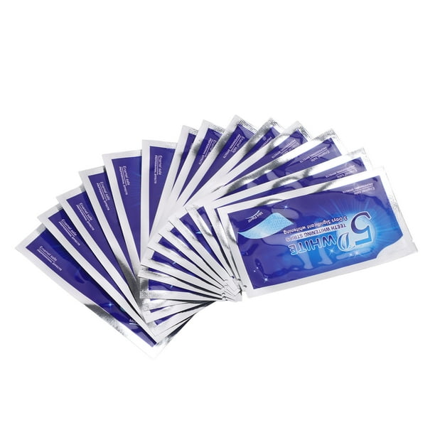 Franja de Dientes Blanqueadores, Extracción de Manchas de Café Professional 28 Conteo de la Tira Blanqueadora Sensibilidad para el Tabaco