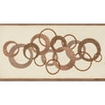 thumbnail image 3 of Authentic Hotel and Spa  Turkish Cotton Circles Embroidered Latte Brown 3-piece Towel Set, 3 of 4