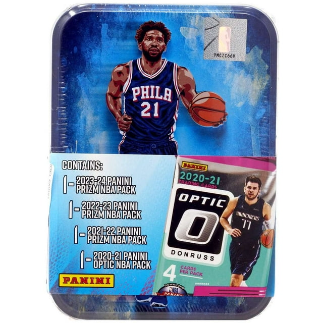Panini NBA Panini Prizm Joel Embid Trading Card COLLECTOR Tin (4 Packs)