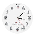 thumbnail image 2 of Abbracc Wall Clock 30cm Round Analog Clock, Non Ticking Hanging Clock Clock for Bedroom, 2 of 9