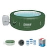 Coleman SaluSpa 6 Person Inflatable Outdoor Spa, Filters, & Chlorine Starter Kit