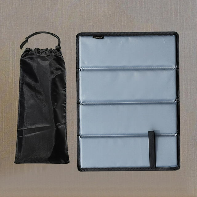 Coussin en Mousse Durable pour Camping, Siège Pliable avec Sac de Rangement pour Activités de Camping Randonnée Gris