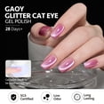 thumbnail image 4 of Esmalte de uñas GAOY Pink Cat Eye Gel, 16 ml, holográfico con imán, 4 of 5