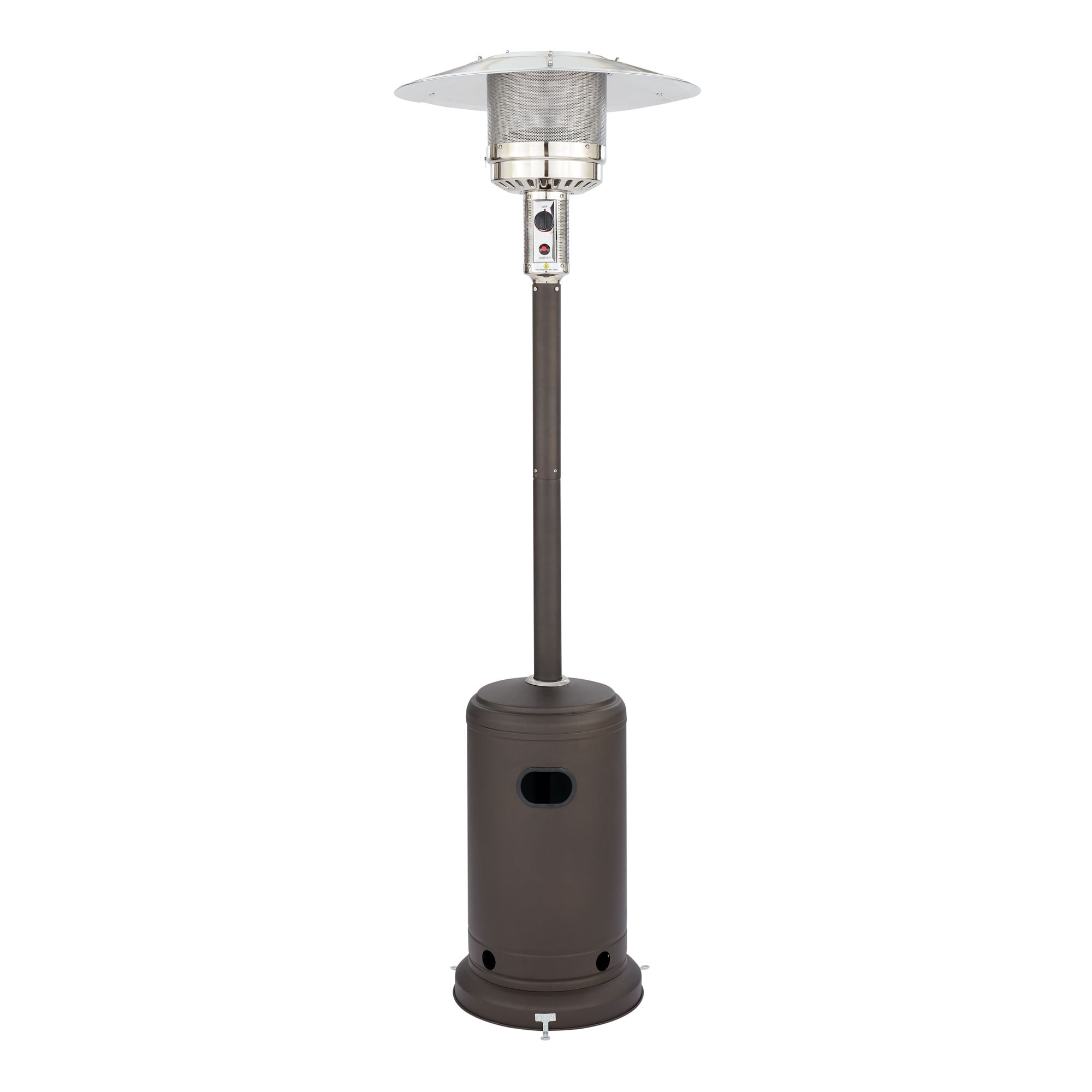 Brown Mainstay Tall Mocha Patio Heater .# 1 30.00 x 30.00 x 85.00 Inches