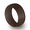 Brown, variant on Personalized Silicone Wooden Design Wedding Ring Engagement Ring Silicone Rubber Wedding Bands for Men Women Couples Rings (Black, 10)