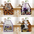 thumbnail image 2 of 4 Caminos de mesa de Halloween, 13 x 72 pulgadas, decoraciones para caminos de mesa de Halloween, mantel de calabaza y fantasma, 2 of 5