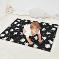 thumbnail image 2 of Spooky Halloween Ghosts Pattern Blanket,Comfortable Soft Flannel Throw Blanket,All Season,Warm Lightweight Blankets for Sofa Bed Couch Living Room Chair,30"x40", 2 of 4
