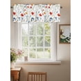thumbnail image 2 of Rustic Pressed Floral Curtain Valances for Windows, Vintage Multicolor Leaves Floral Kitchen Valance Window Treatment, Light Filtering Block Curtains for Bathroom/Bedroom/Living Room 42'' x 12'', 2 of 9