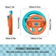 thumbnail image 4 of 2PCS Dirección ruedas Directora Soporte del controlador para 2 Joy-Con () Blue Orange, 4 of 4