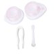 thumbnail image 4 of Estuche para lentes de contacto Kit de caja contenedor de almacenamiento de lentes de contacto de plástico portátil lindo para mujeres rosa, 4 of 14