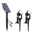thumbnail image 2 of Pebbuoy Outdoor Solar Spot Light with Stake 270-Degree Adjustable Super Bright IP65 Waterproof Auto On/Off Solar Lawn Lamp Landscape Lighting, 2 of 7