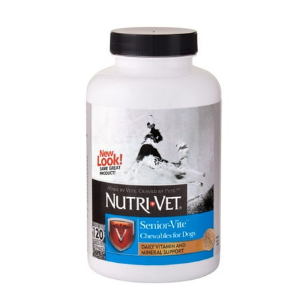 Nutri Vet Eye - Nutri-Vet Senior-Vite Chewables 120ct