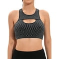 thumbnail image 5 of SAYFUT Seamless Sports Bra for Women Middle Impact Racerback Running Workout Yoga Crop Tops, 5 of 7