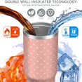 thumbnail image 3 of Modern 30oz Handheld Travel Tumbler with Handle – Double Wall Stainless Steel Insulated Cup, Flip Straw Lid, Leak-Proof & BPA-Free for Hot and Cold Drinks – Durable Coffee & Juice Mug White, 3 of 7