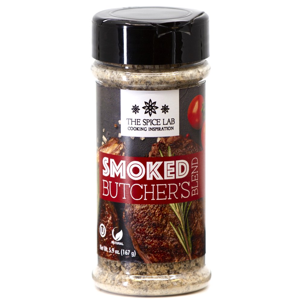 The Spice Lab Smoked Butcher’s Blend A Smoky Butchers Salt and Pepper