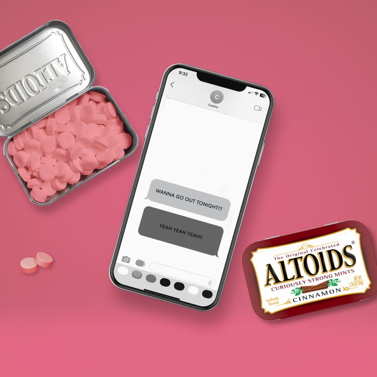 2 pack) Altoids Cinnamon Breath Mints - 1.76 oz Tin - Walmart.com