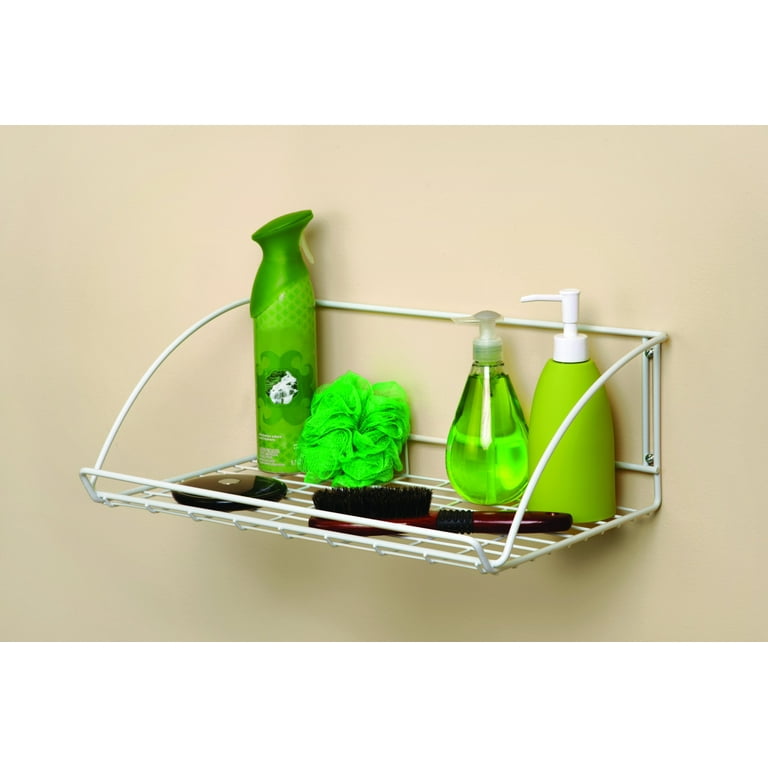 ClosetMaid 8278 18 Inch Wide Laundry Utility Hanger Shelf White