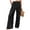 Black, variant on Casual Pants for Women High Elastic Waisted in The Back Business Trousers Long Casual Work Pants