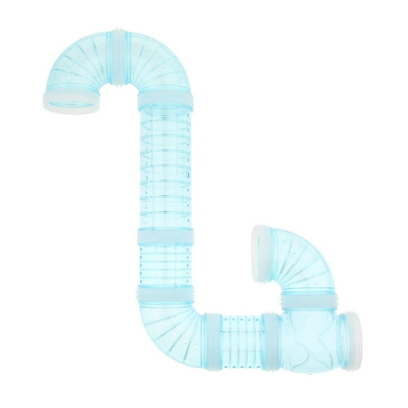 de Hámster DIY Y Módulo de Patio de , Tubo de Tubo Tipo U, Ejercicio de Juguete para Ratón, Hámster Y Otros , Azul Colco Túnel de hámster para mascotas externo