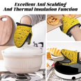 thumbnail image 7 of Pofeuu Cute Funny Chicken Print Thickened Mini Silicone Oven Mitts Heat Resistant, Rubber Oven Mitt Gloves, Finger Pinch Grips, Pot Holder, Silicone Potholder, 7 of 7
