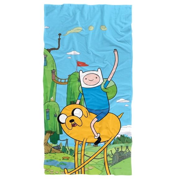 Adventure Time Beach Towel, 30"x60", Best Bros Beach Towel